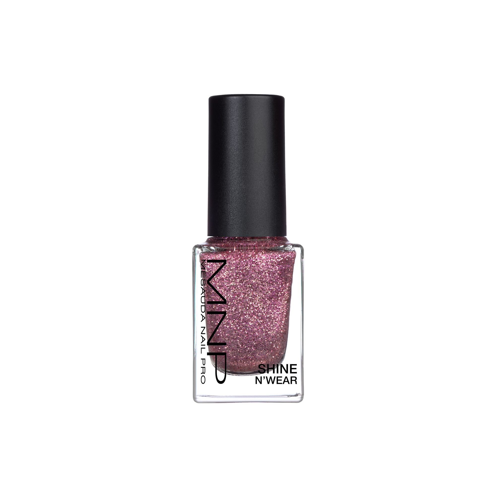 Smalto classico SHINE N’WEAR - 268 Egocentrica - Glitter viola e rosa
