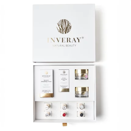 Starter kit INVERAY: 3 colori, base, top, nail prep, siero e 3 elisir