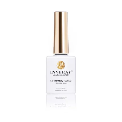 Top coat UV/LED INVERAY Milky White No Wipe
